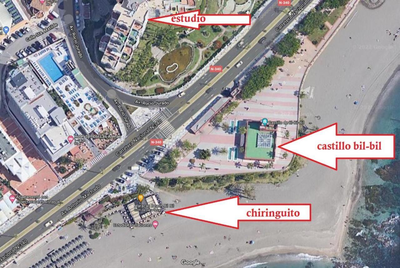 Estudio En Benalbeach, Vistas Mar, Primera Linea Playa Benalmádena Kültér fotó